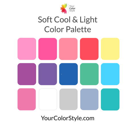 Soft Cool and Light Mini Color Palette