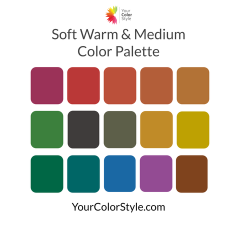 Soft Warm Medium Mini Color Palette