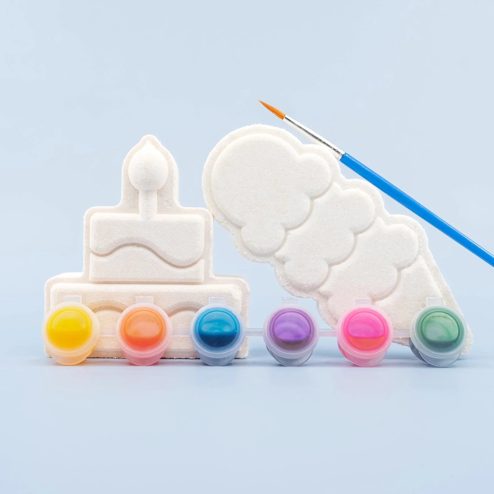 Paint Your Own Bath Bombs - Cake and Ice Cream Cone