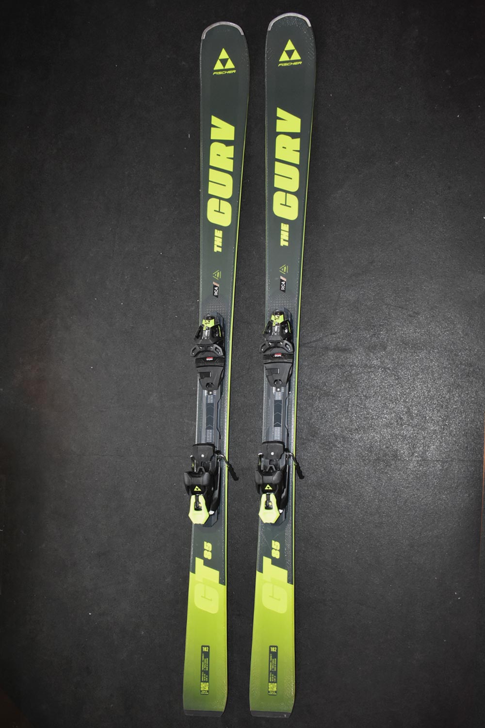 25-26 Demo Skis - Fischer RC4 THE CURV GT 85 182cm with System RSW12 Bindings - Men's