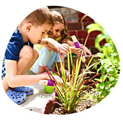 Kids gardening