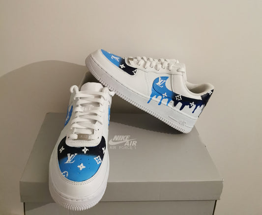 Blue Drip LV Air force 1 (Men's)