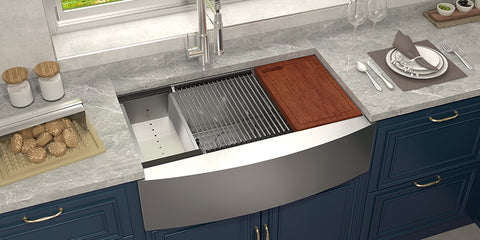 Tecasa Farmstyle drop-in sink