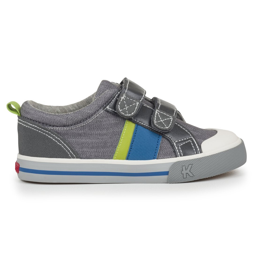 Kai Run Sneakers - Russell Gray Denim 