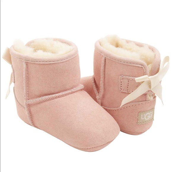 baby pink uggs with bows