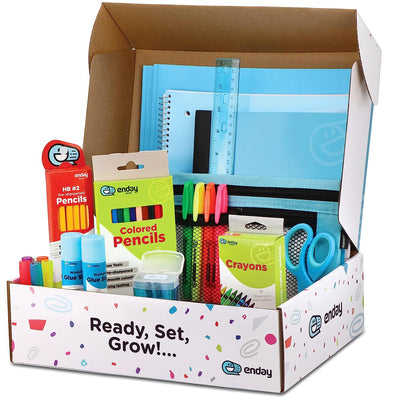 53 Pieces Kids School Supplies Kit Bundle Stationary Set (and FREE