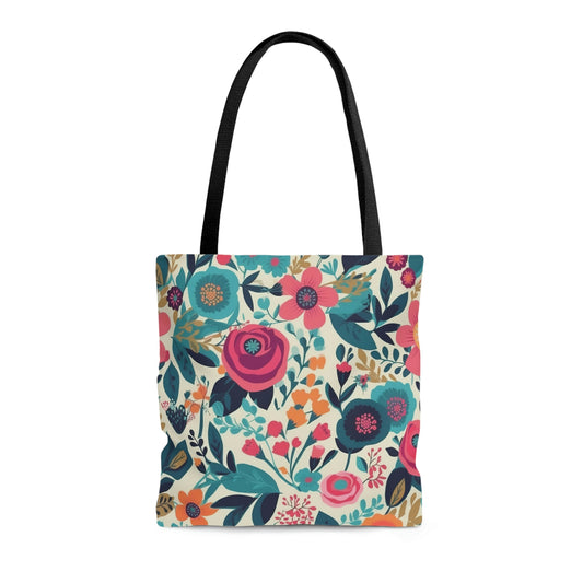 Be Nice or Go Away Tote Bag – Naughty Florals