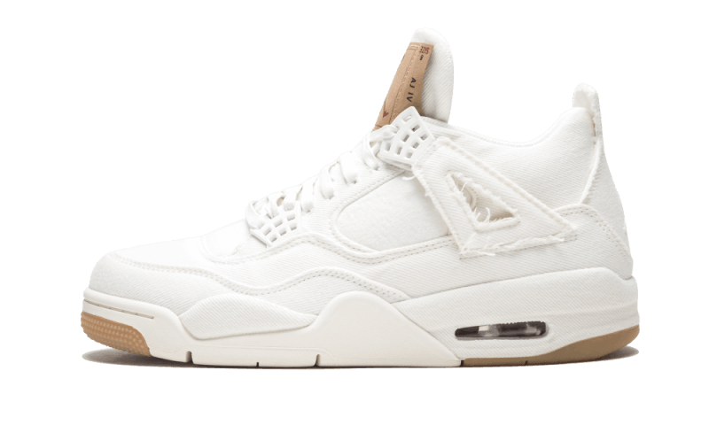 Air Jordan 4 Retro Levi's White - Addict