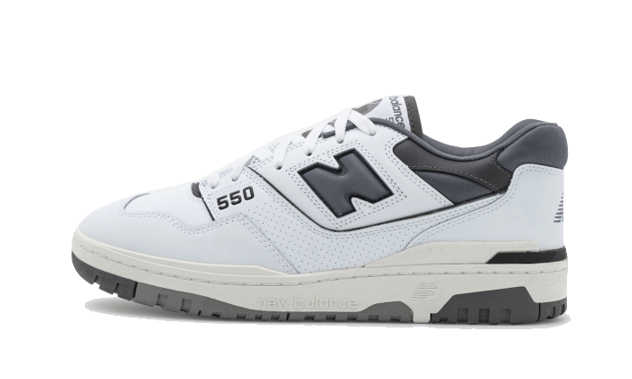 new balance 550 white dark grey