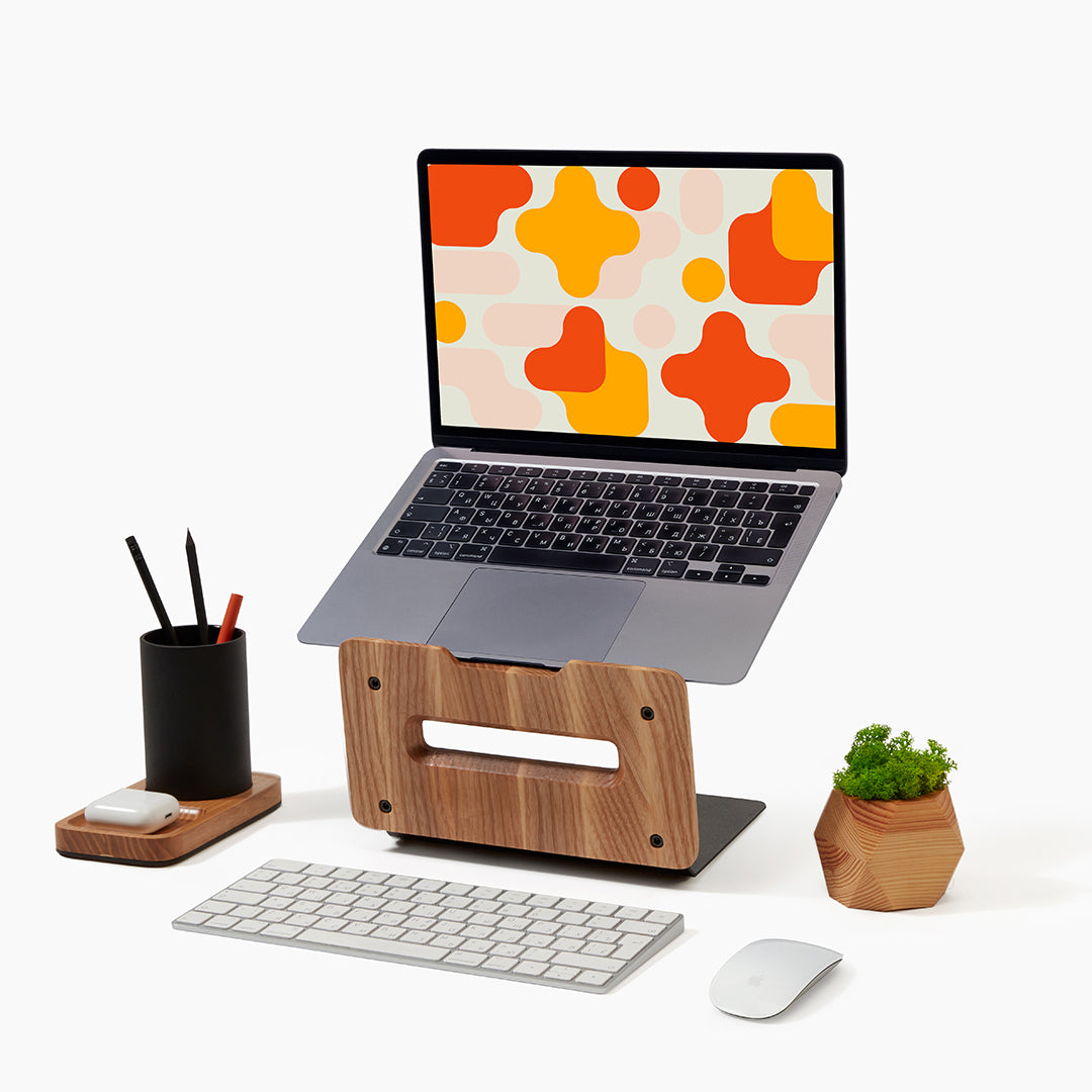 Laptop Stand for Desk with Space for Keyboard