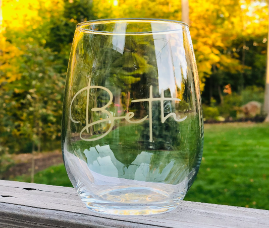 Custom Etched Glasses