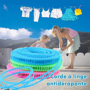 Corde à Linge Antidérapante Portable