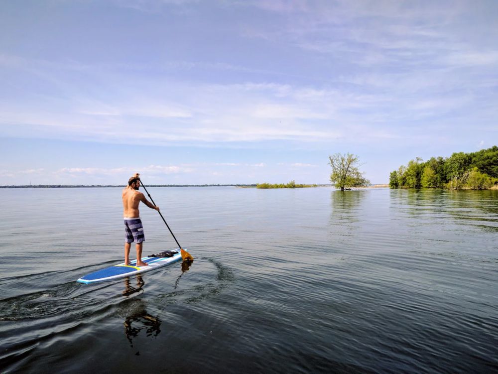 Paddle Board Laval Île-de-la-Visitation Nature Park