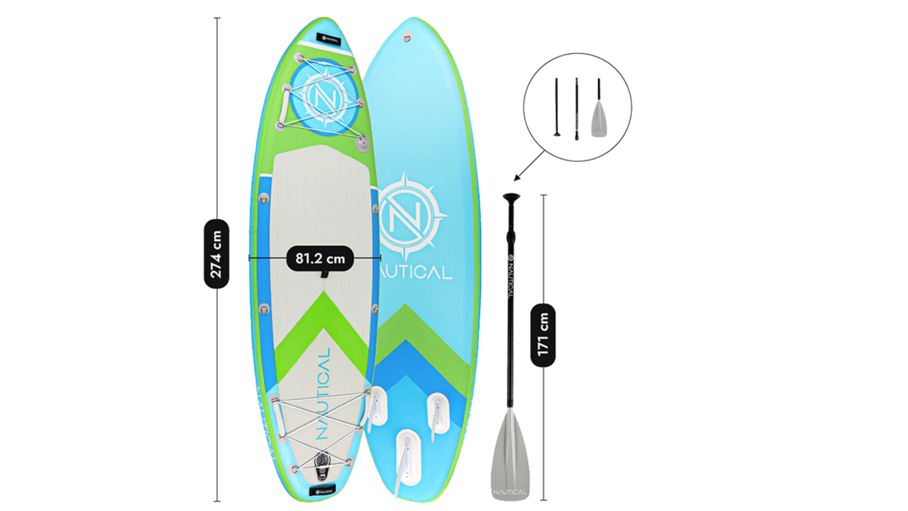 NAUTICAL KIDS Inflatable Paddle Board