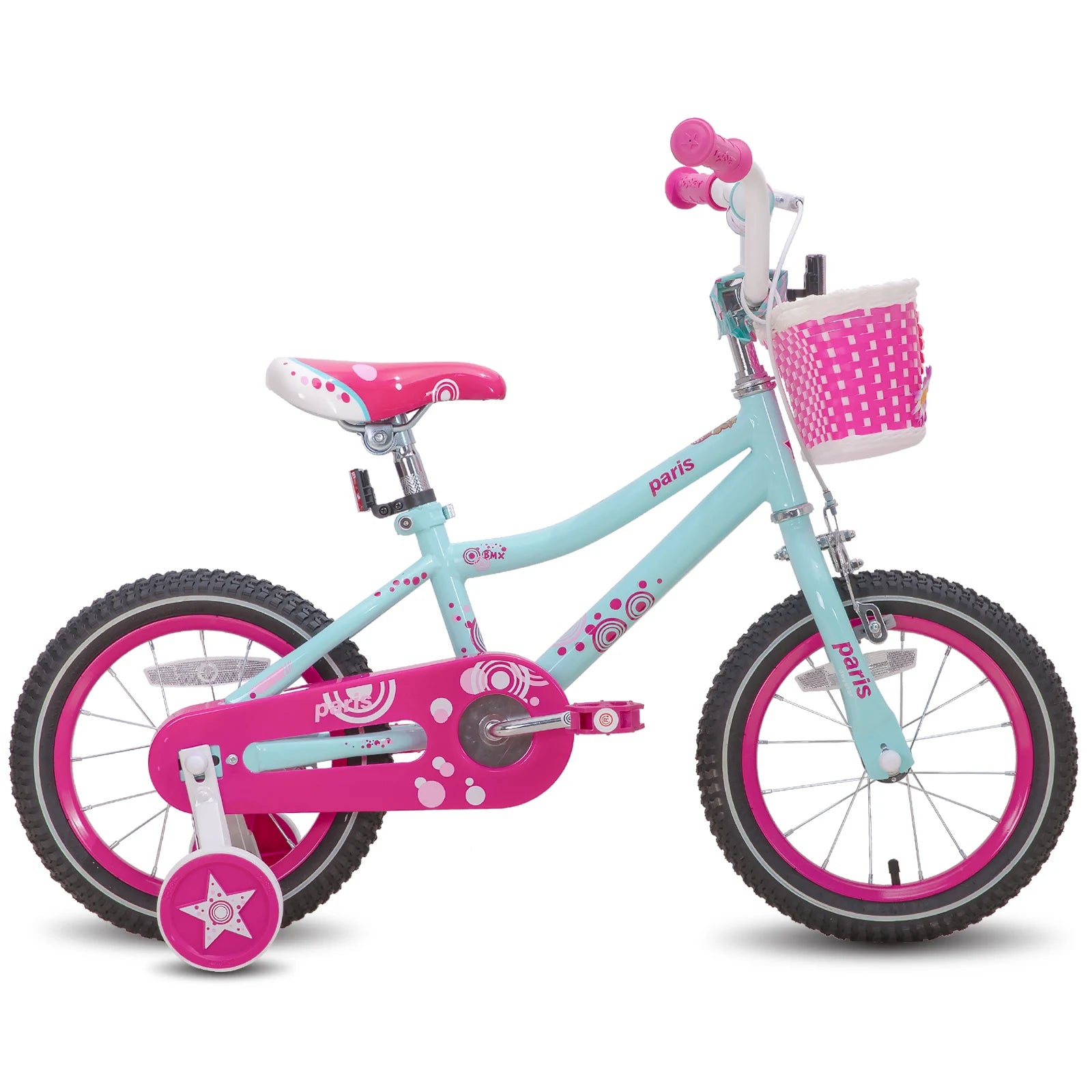 14 Inch Paris Kids Bicycle with Training Wheels
