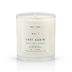 Lost Cabin - 9 oz Glass Candle - Hemline Alpharetta