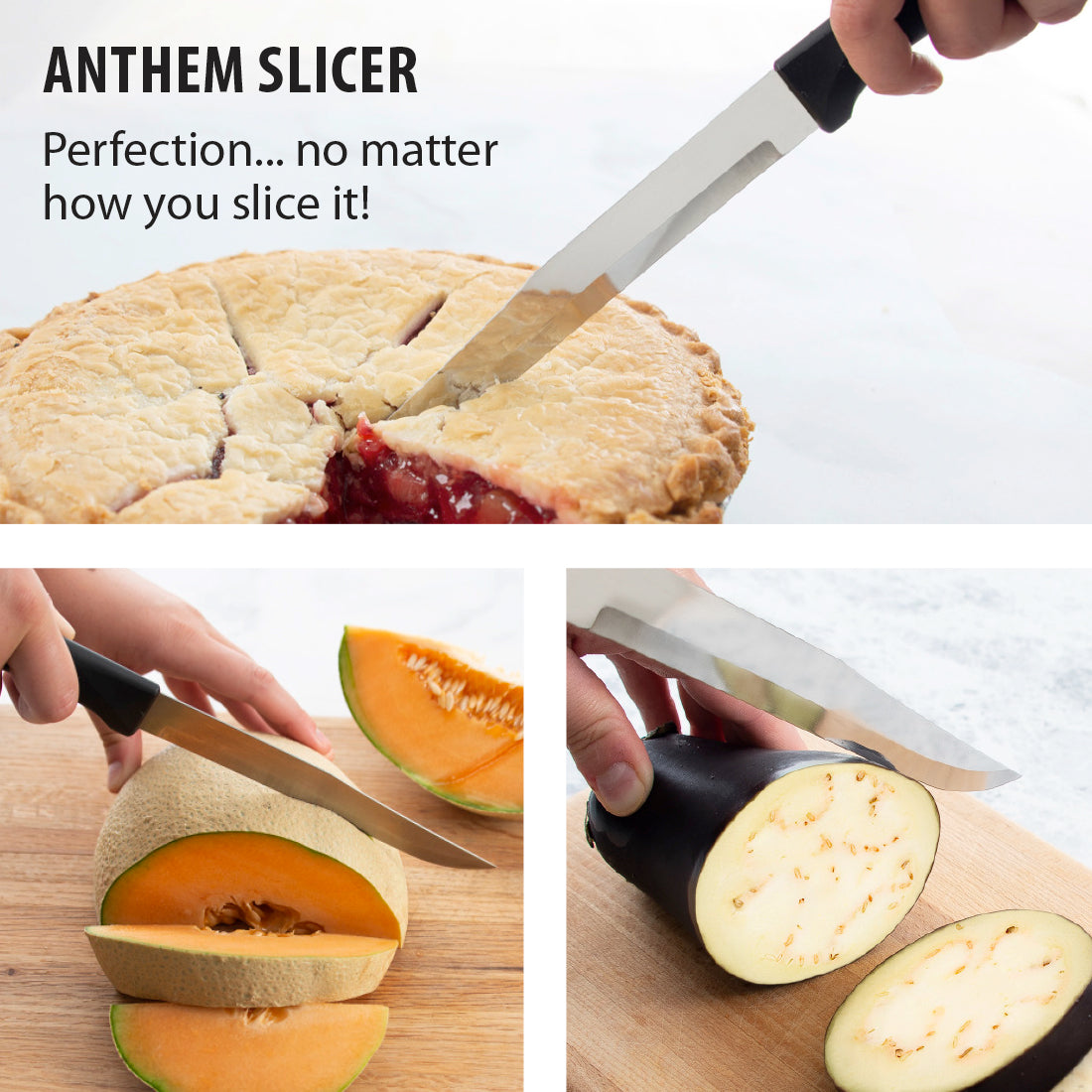 Rapid Slicer®/Ultimate Serrated Slicing Knife Combo