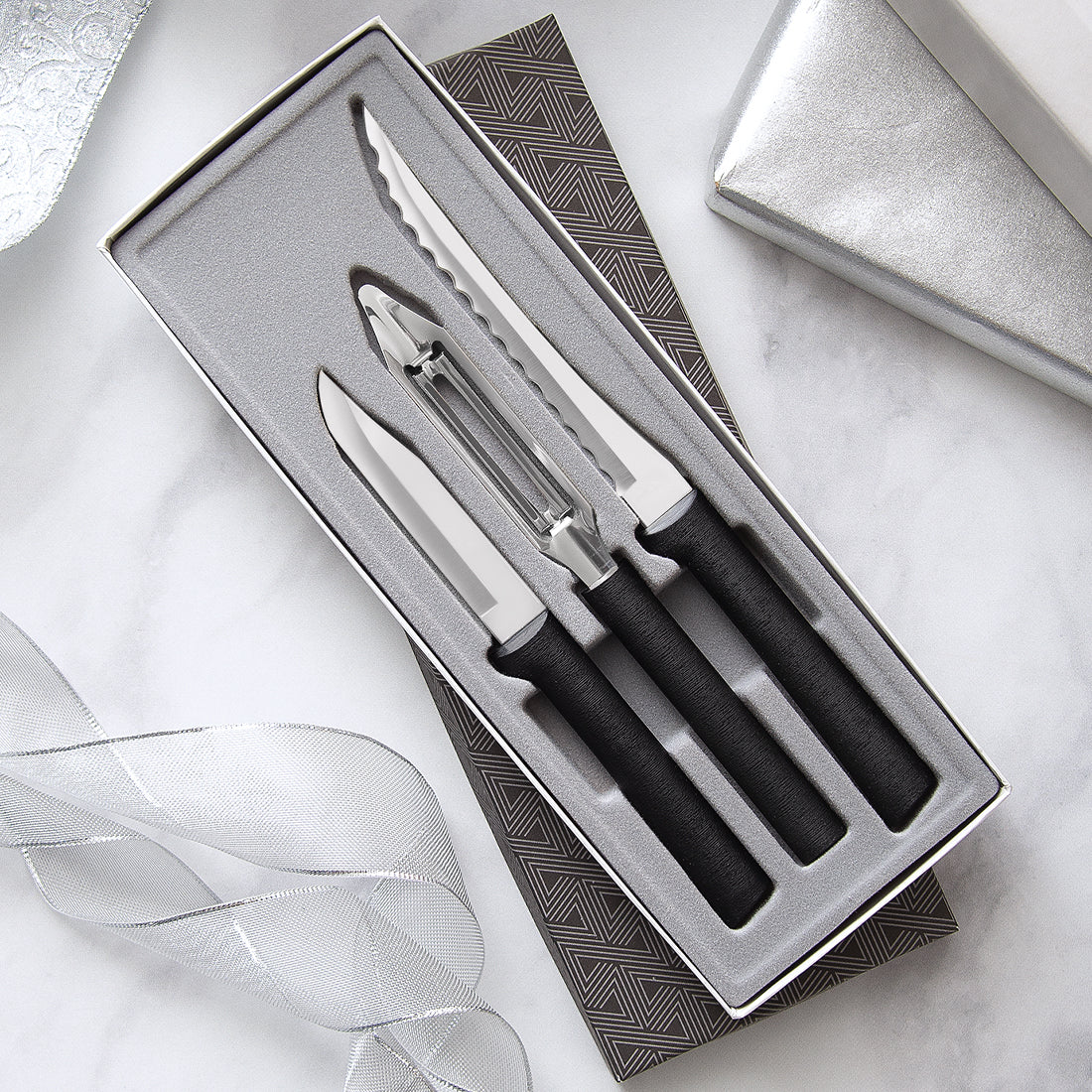 Rada Cutlery S48 The Starter Knife Gift Set Part 2, Silver Handle