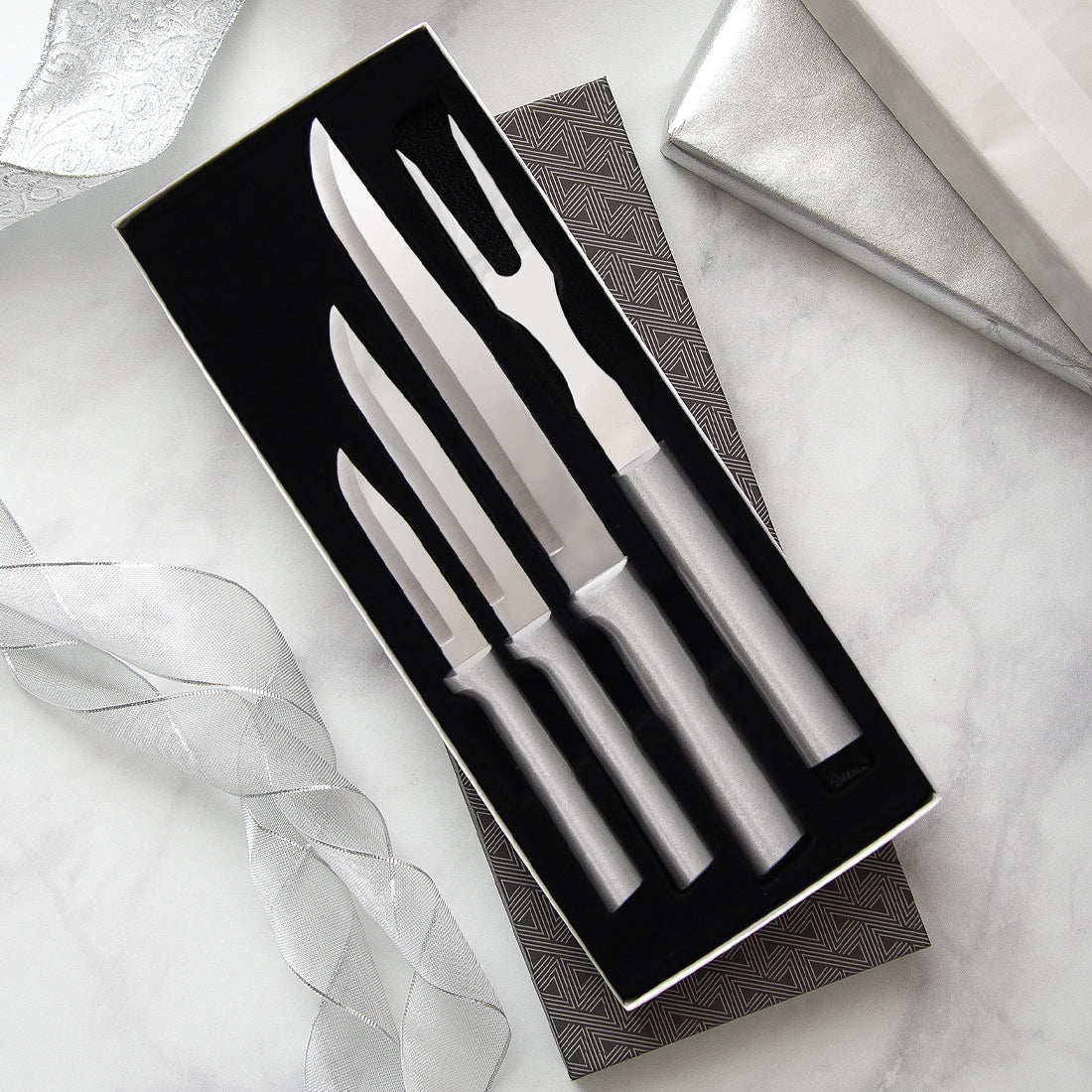 Rada Cutlery Utility Steak Knives Gift Set – Stainless Steel Knife , Set of  6 