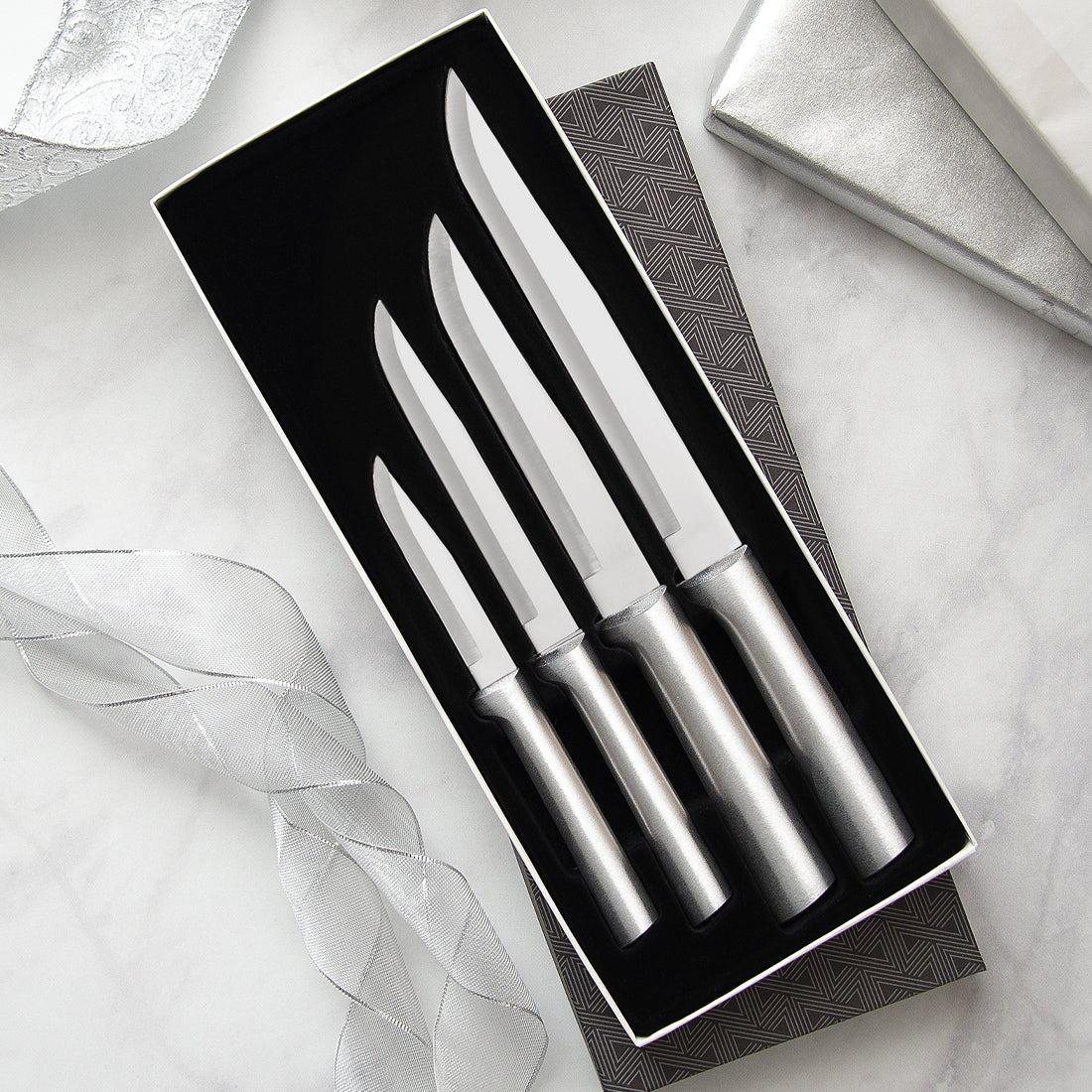 Rada Cutlery S48 The Starter Knife Gift Set Part 2, Silver Handle