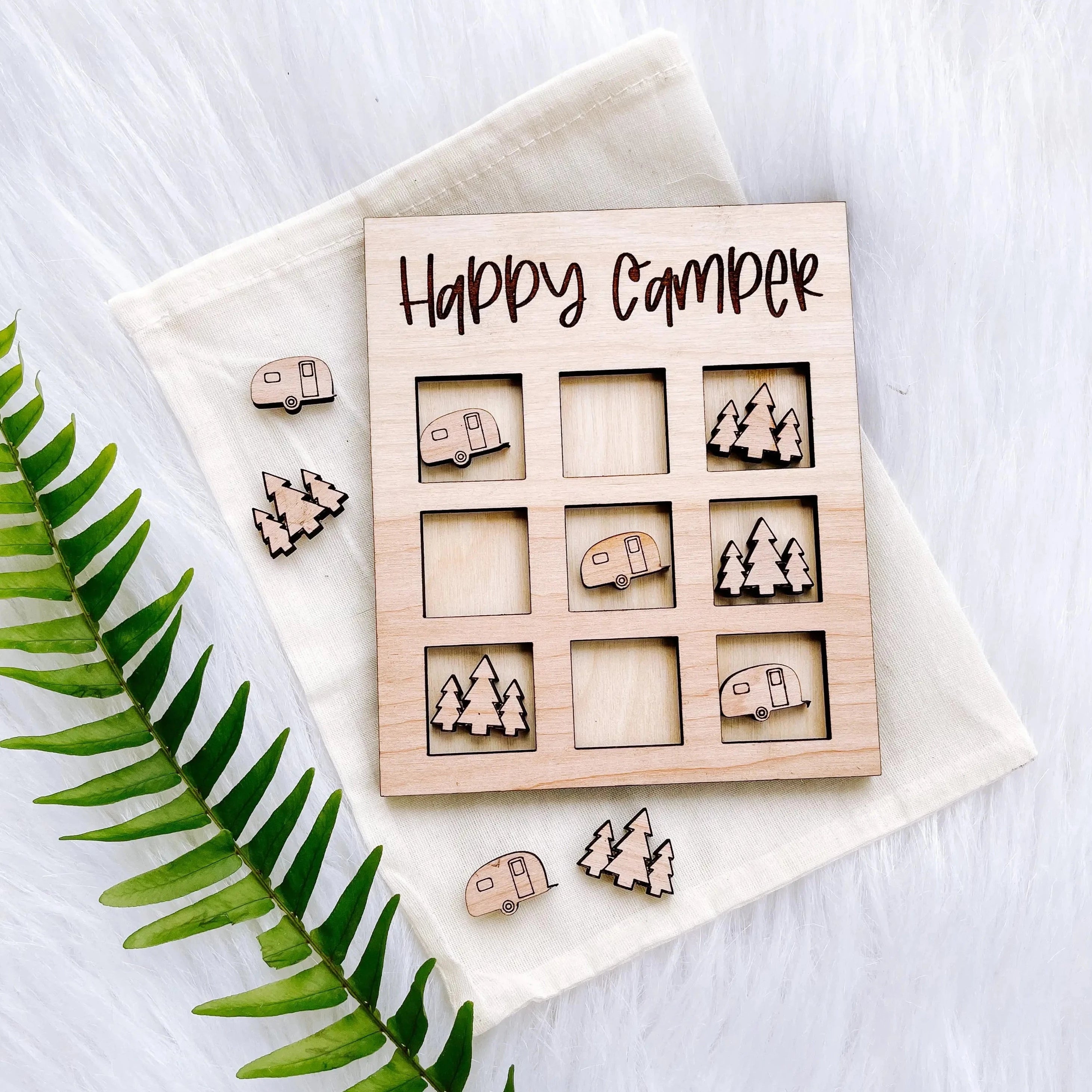 Happy Camper Tic Tac Toe