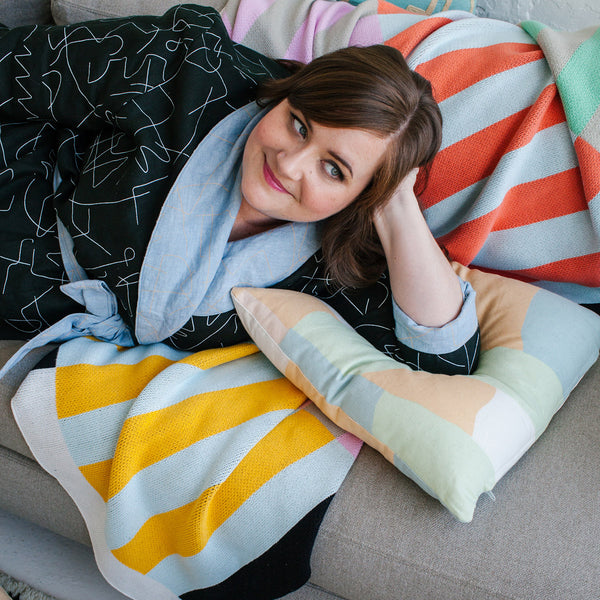 Rainbow Plaid Throw – MoMA Design Store