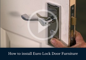 How to install Euro Lock Door Furniture