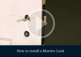 How to install a Mortice Lock