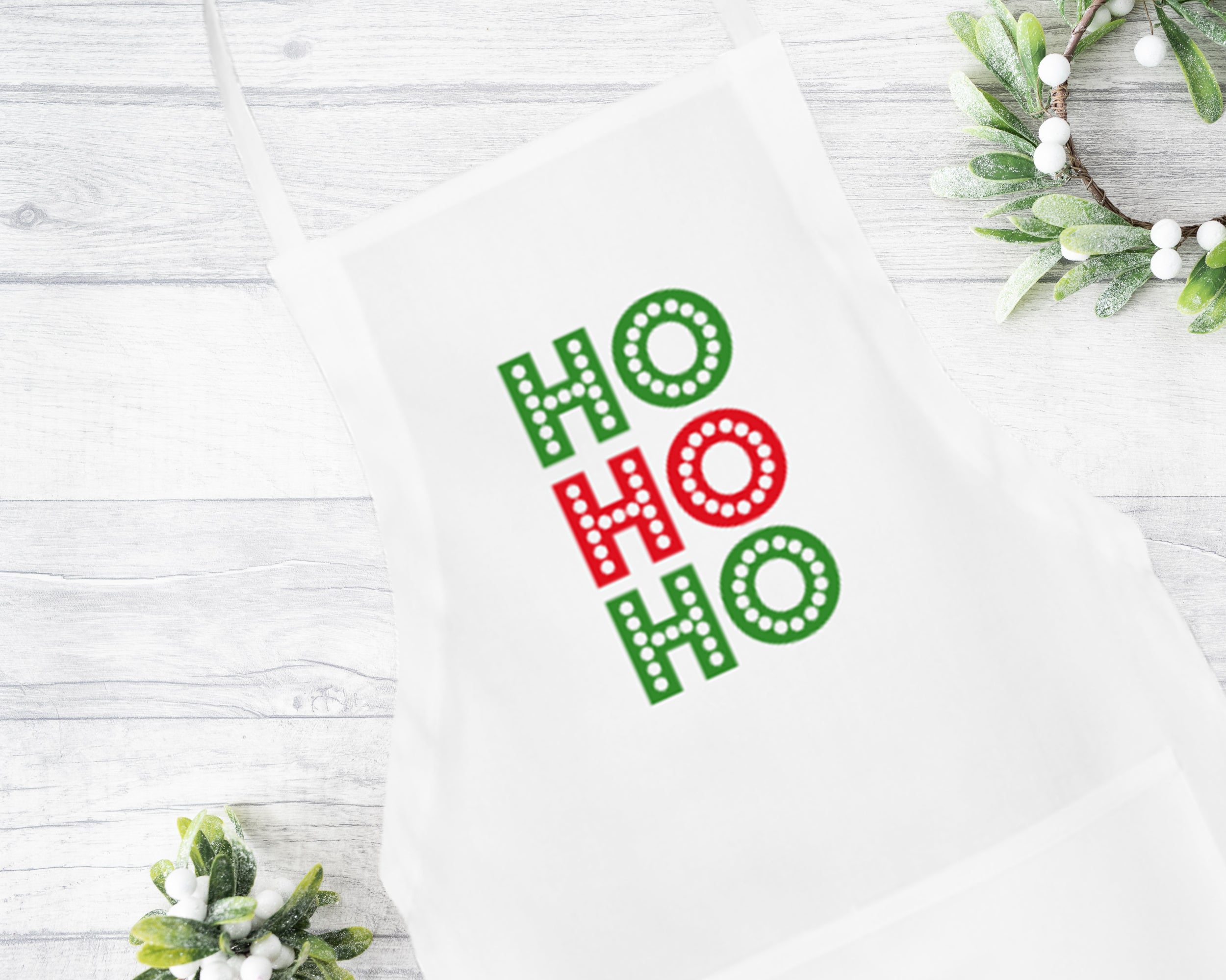 Ho Ho Ho Christmas Holiday Baking Apron