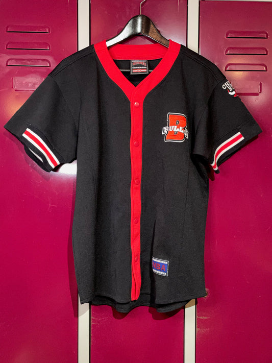 VINTAGE CHAMPION CHICAGO BULLS NBA BASKETBALL WARMUP SHIRT SZ: L – Stay  Alive vintage store