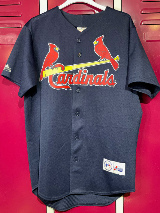 MAJESTIC ST. LOUIS CARDINALS MLB BASEBALL JERSEY SZ: L – Stay Alive vintage  store