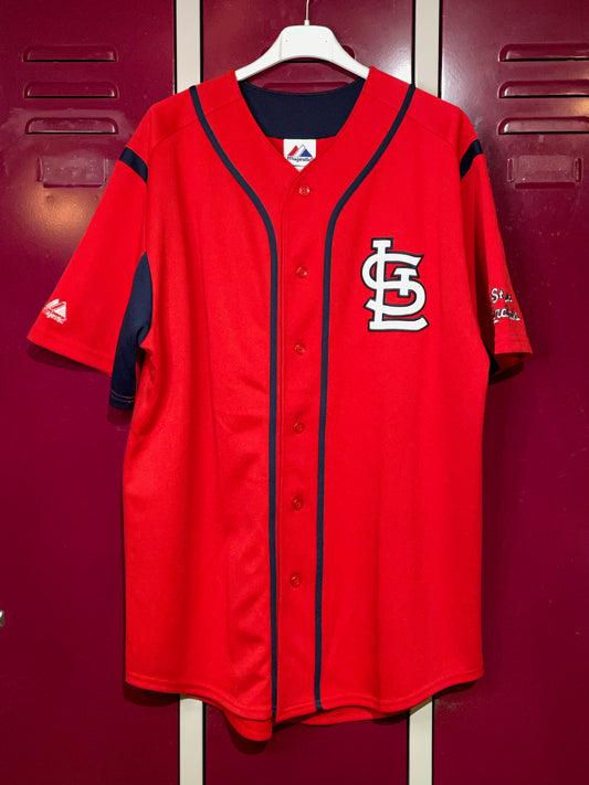 MAJESTIC ST. LOUIS CARDINALS MCGWIRE MLB BASEBALL JERSEY SZ: M