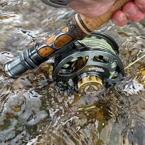 Fly Rods and Fly Fishing Reels in Action - The Craig Fly Fishing Rod and Envy 406 Reel in Deepwater Green