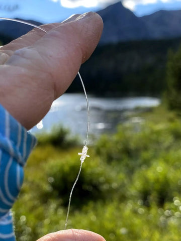 Blood knots are used to tie tippet to tippet or tippet to leader.