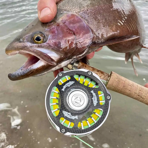 Fly Rods and Fly Fishing Reels - The Lite 406 Fly Fishing Reel and a Trout