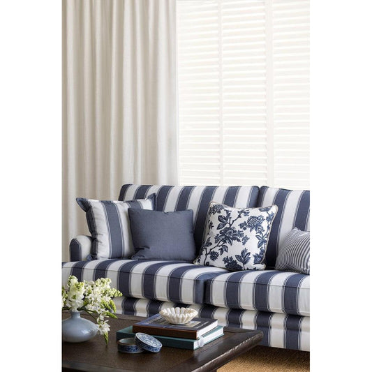 James Dunlop Ticking Stripe Linen