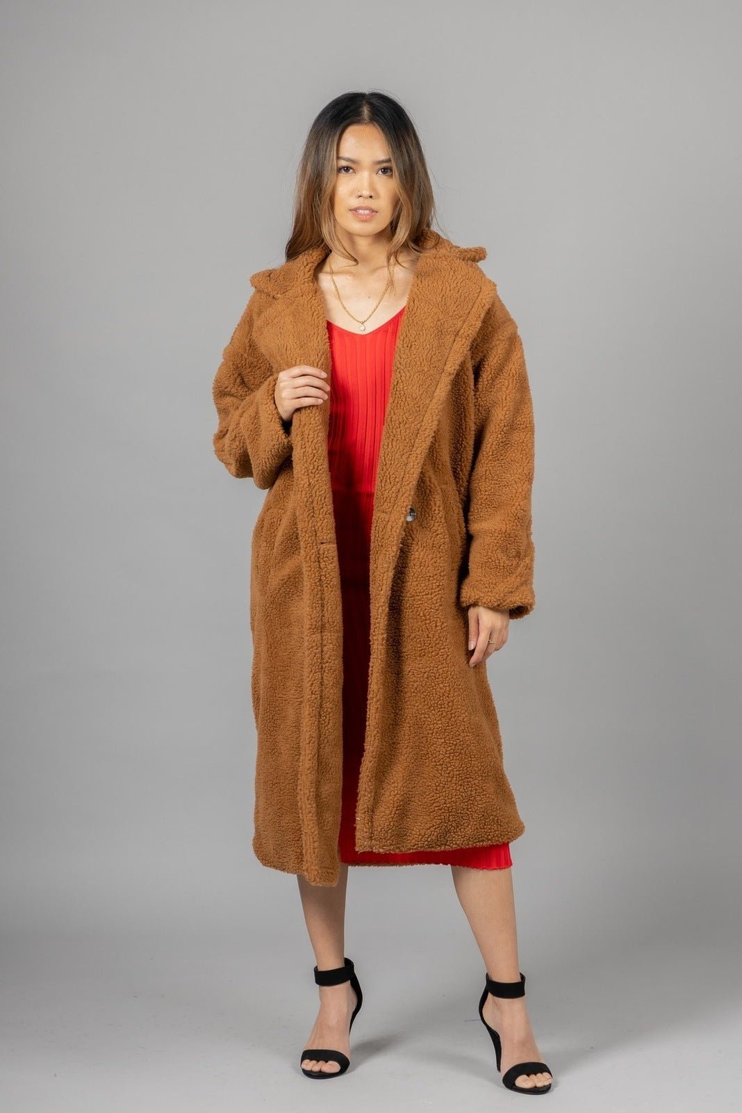 image for Gabriella teddy Coat-Brown