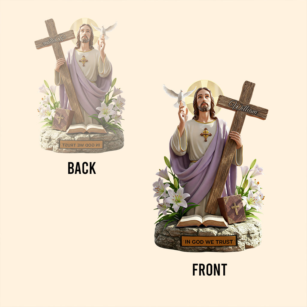 In God We Trust - Personalized Christian Custom Shaped Acrylic Plaque