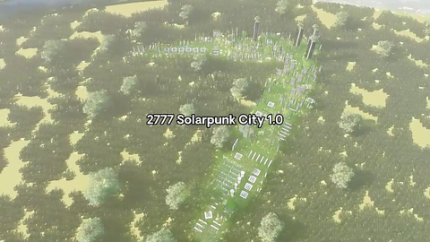 SolarPunk Future Map Minecraft Map