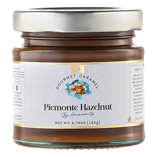 Gourmanity Royal Preserve Piemonte Hazelnut Caramel Sauce 4.76oz