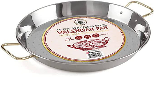 Garcima 10-Inch Polished Steel Paella Pan 2 portions- Tienda