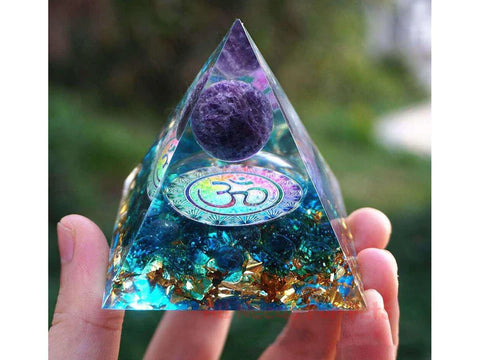 Orgonite Pyramid Amethyst