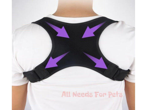 Back Posture Corrector - Upper Back Brace - All Needs For Pets