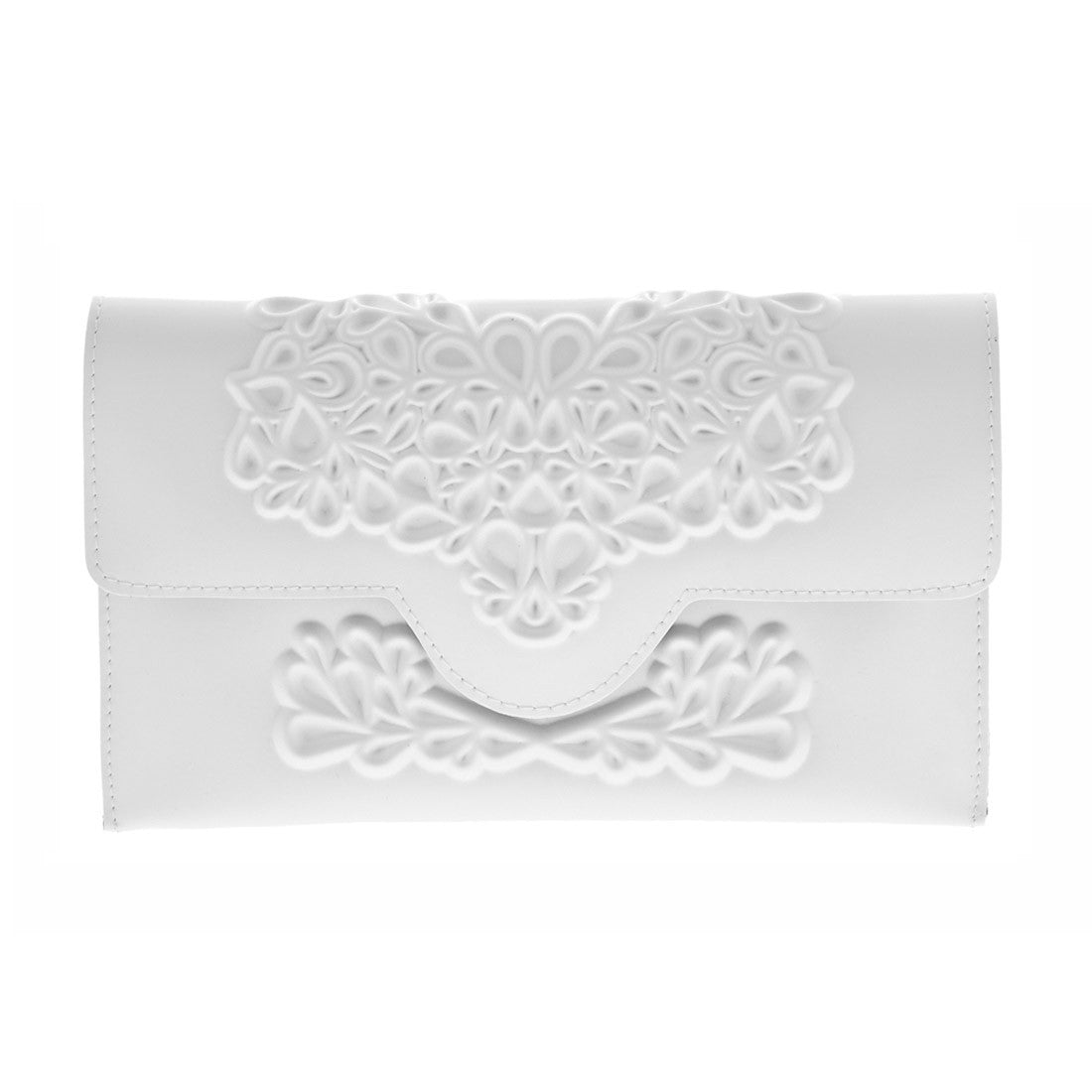 Premium Mini Clutch - White/Gold | Me-Dusa.com