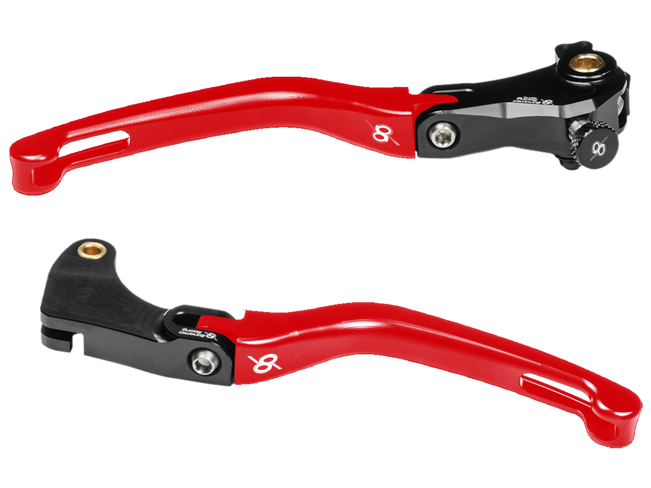 Bonamici Yamaha MT-09 Folding Levers (21-23) (Black/Red)