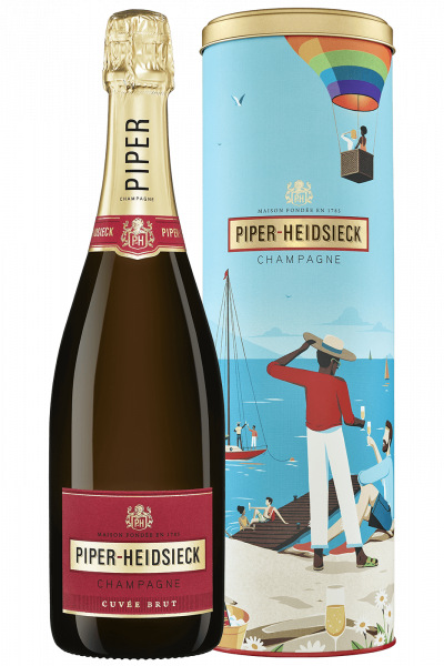 Champagne Piper-Heidsieck Cuvée Brut Lipstick 75cl with Gift Box — Stella  Italiana