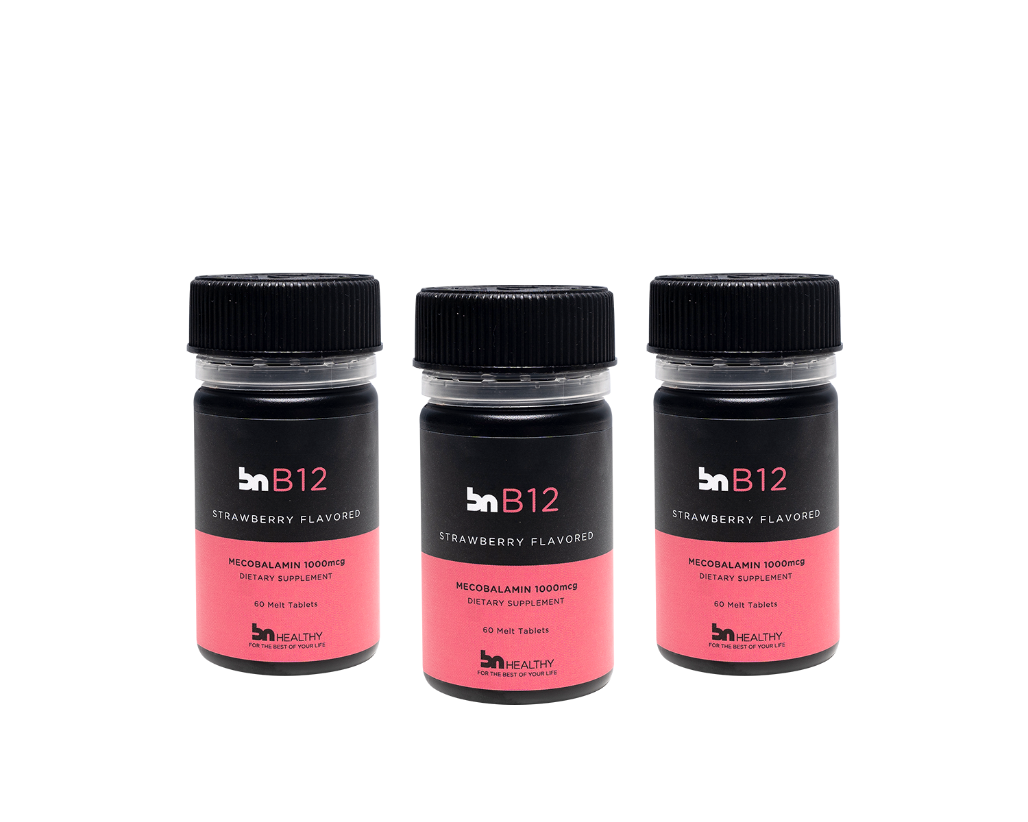 BN B12 - Vitamin B12 Melts - 3 Month Subscription - Save 30% - BN Healthy USA product image