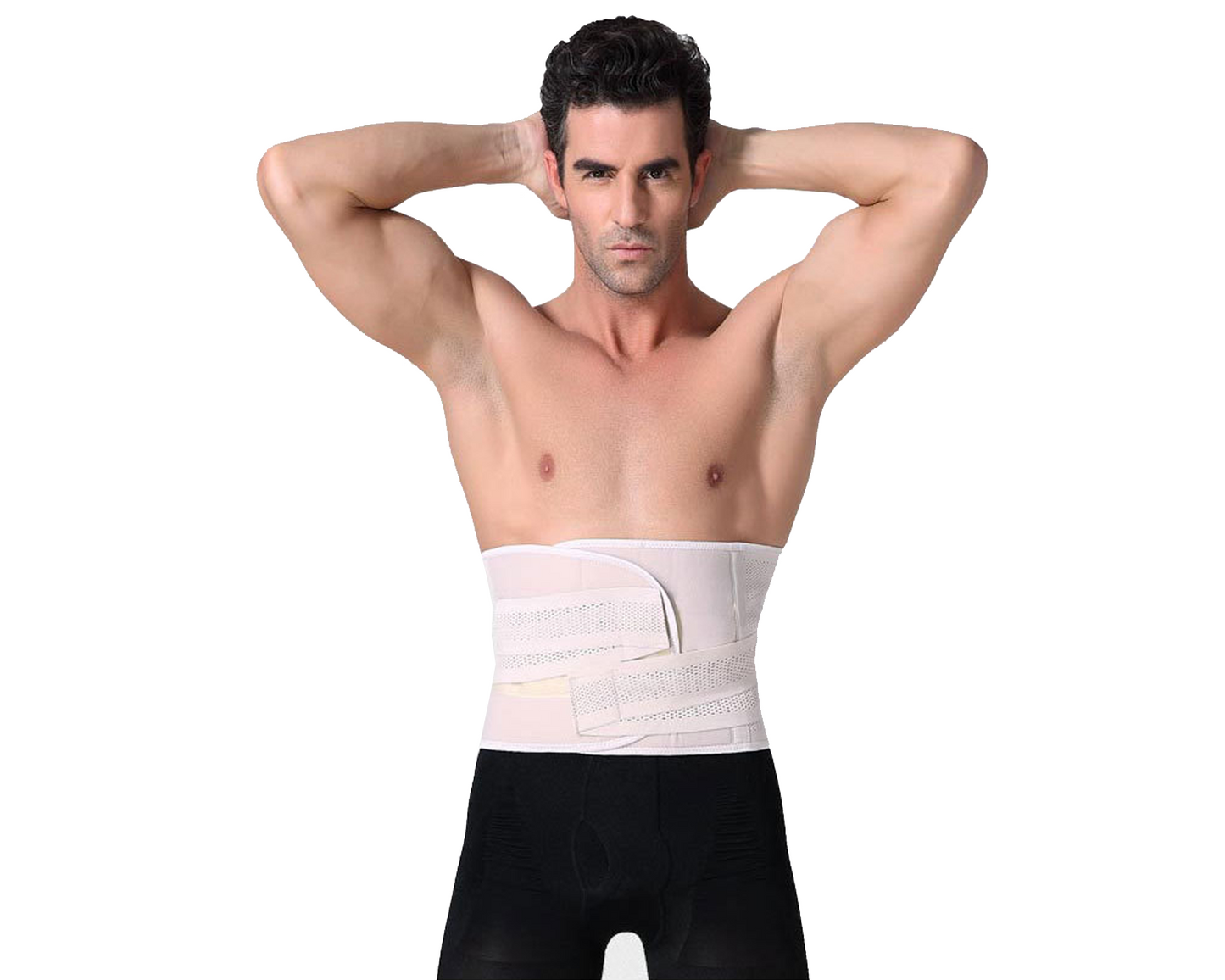 Men Waist Trainer Tummy Control Body Shaper Hook-and-eye Belt Belly Fat  Burner Slim Corset Shapewear