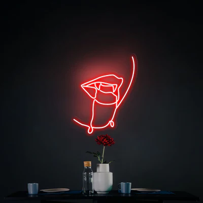 NEONIP-100% Handmade Vampire Neon Sign Halloween Wall Decor
