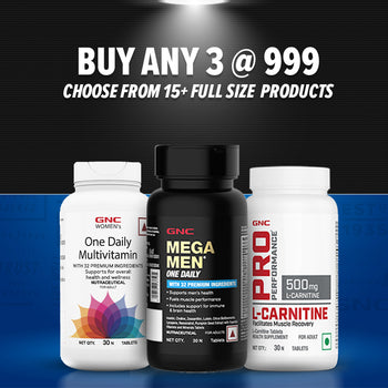 GNC - Buy Any 3 @ ₹999